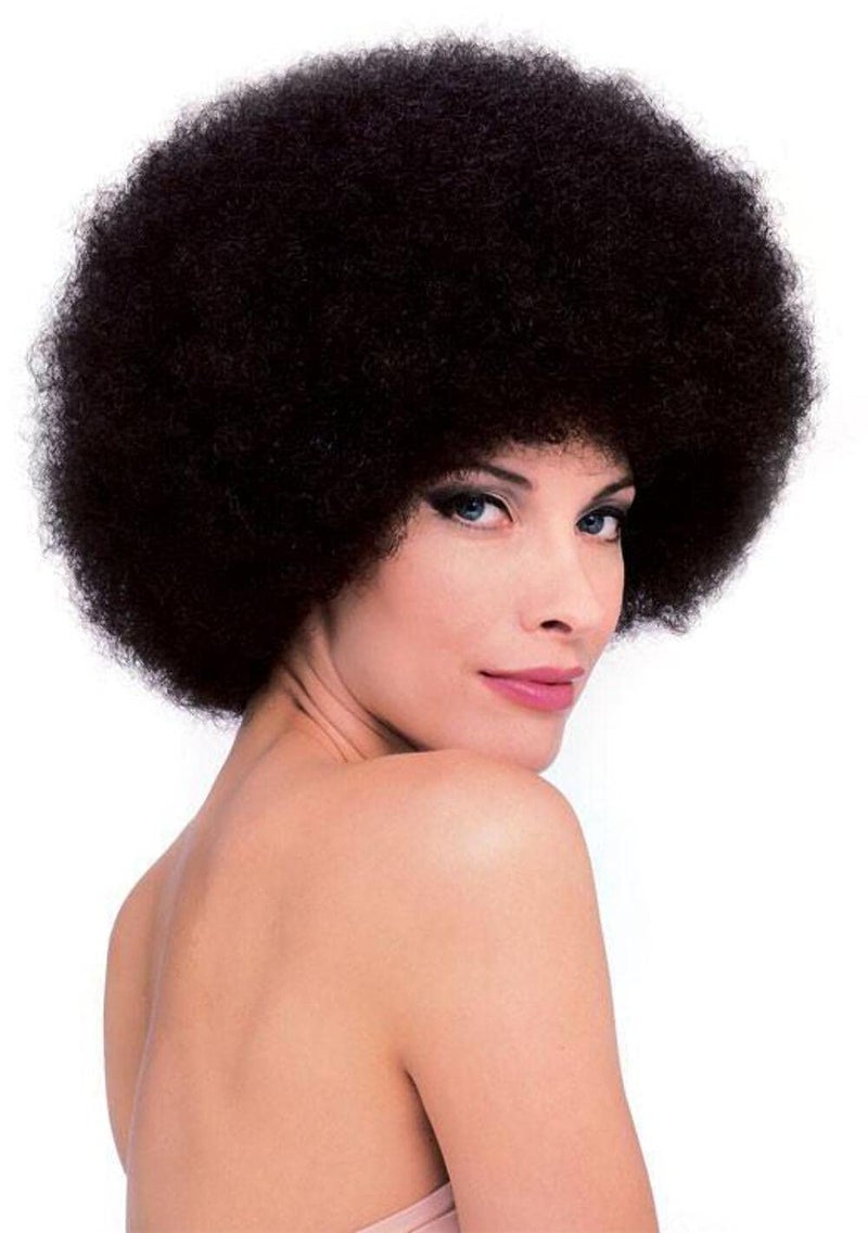 Rubie's Costume Deluxe Afro Wig,Dark Brown, One Size